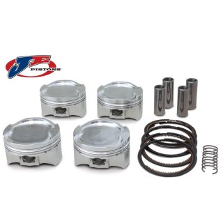 1079ccm JE-BIG BORE piston kit, 77mm bore (+1mm), 12:1 compression for ZRX1100 `97-`01. piston weight 215gr.