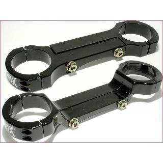 TAROZZI fork stabilizer, black, SUZUKI GS 550 E 78 diameter 35mm, clamp diameter 58mm