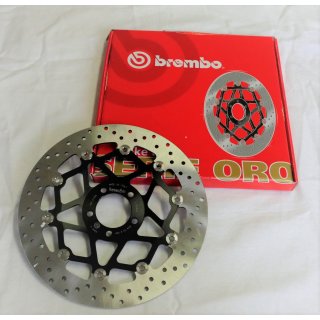 BREMBO brake disc Serie ORO, front left or right, YAMAHA FZR 750 89-92, FZR 750 Genesis 87, YZF 750 R/SP 93-97, FZR 1000 EX-UP 89-95, FZR 1000 Genesis 87-88, XJR 1200 95-98, XJR 1300 (Brembo Caliper) from 98