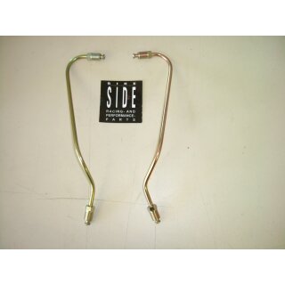 Pair, Brake Hose, Metal, left and right caliper Front Z 650 B, Z 750 B, Z 900 A4, Z 1000 A, OEM: 43060-023 and 43060-024