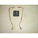 Pair, Brake Hose, Metal, left and right caliper Front Z...
