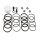 Repair kit for front brake calipers. Suitable for HONDA RVF 750 R RC45 94-97, CBR 900 RR SC28 93-95, CBR 900 RR SC33 96-97
