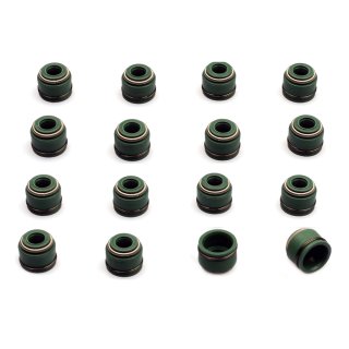 16 pc. kit Valve Stem Seals for all GSF 1200 96-06, GSX 1300 R Hayabusa GEN1-GEN3 from 99 OEM: 09289-05010/-05011