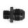 Aluminium screw-in adapter ANO-TUFF, -D8 x M22 x 1.5, black anodized