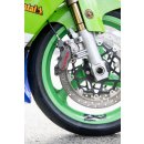 Pair of CNC brake caliper adapters for BREMBO P4 30/34...