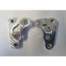 Pair of CNC brake caliper adapters for BREMBO P4 30/34...