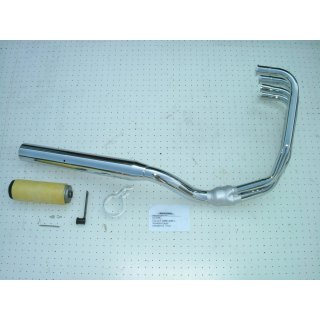 MARVING-RACING 4-1 exhaust system made of chrome-plated steel, for CB 350 Four, without TÜV-certificate!