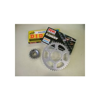 Chain Kit for all Z 650 SR (KZ650D) `79-`80 16x40 teeth, 530/102 links
