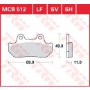 LUCAS brake pads, front, for CB 900 F (SC01, 09) `81-`83,...