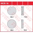 LUCAS-Bremsbeläge MCB016, vorne, für Z 1