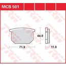 LUCAS brake pads MCB501, front, for GS 550 `80-`83, GSX...