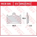 LUCAS brake pads MCB595, front, for all GSX-R 750 (GR77B,...