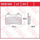 LUCAS brake pads MCB559, front, for all FJ 1200 `88-`97