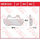 LUCAS brake pads MCB512LF, rear, for CB 750 F (RC04, CB...