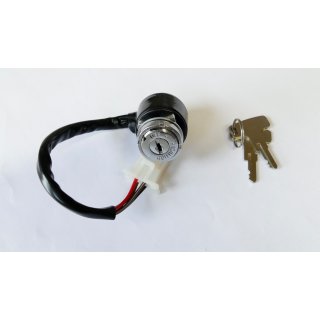 Ignition switch with 4-pole rectangular plug, HONDA CB750K6, OEM: 46091-057,