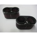 Kit, K&N  DoubleAir Filter (oval with rubber end cap)...