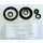 Motor-Simmerring-Satz für alle Z 1000 J, R, GPZ 1100 B1, B2