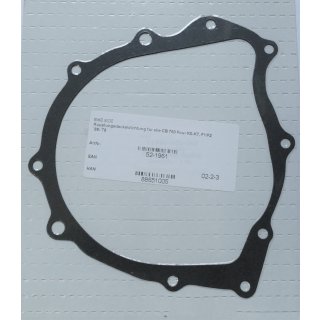 Clutch Cover Gasket for all CB 750 Four K0-K7, F1/F2 `69-`78