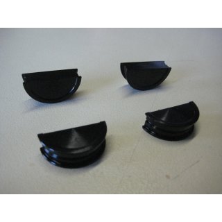 4 pc. kit Aluminium Cam End Plugs MADE IN JAPAN, milled, black anodised, for all Z 1, Z 900 A4, Z 1000 A/Z1R/MKII/ST `72-`79
