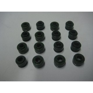 16 pc. kit Valve Stem Seals for all GSX-R 750 W, GSX-R 750 SRAD 96-99, GSX-R 750 K0-L7 00-14, GSX-R 600 SRAD 97-00, GSX-R 600 K1-L7 01-17, OEM: 09289-04002
