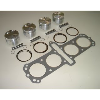 816ccm BIG BORE-Kolbensatz, 70mm, 10.25:1 für GSX 750 E/ES/EF, GSX 750 S Katana `80-`86