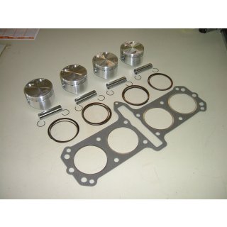 1225ccm BIG BORE-Kolbensatz, 82mm Bohrung, 13,5:1 Verdichtung, Kolbengewicht 238gr.g für GSX-R 1100 `86-`88