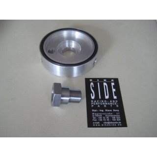 Ölkühler-Motoradapter für alle CB 350 Four, CB 400 Four, CB 500 Four, CB 550 Four, CB 750 Four K0-K7 und F1/F2