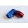 Alu-Fitting, 90° Block, -D8 (3/4-16UNF)