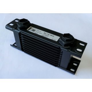 SETRAB-Alu-Ölkühler, Serie 1 / 16 Reihen, Gesamt-B x H x T: 210 x 123 x 50mm, Anschluss: Innengewinde M22 x 1,5