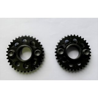 Satz, verstellbare Nockenwellenräder inkl. Adapter für GSX-R 600 (`00-`14), GSX-R 750 (`01-`14) und GSX-R 1000 (`00-`14)
