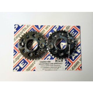 Kit, adjustable camshaft sprockets incl. adapter for all GSX1300R Hayabusa `99-`23