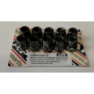 Satz, APE-verstärkte Zylinderkopfmuttern für alle GSX-R 1000 `01-`16 und GSX-R 750 `04-`05