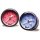 Fuel pressure gauge, liquid dampened