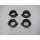 Inlet Rubber, kit, isolator between carburetor and cylinder head for all Z 650 F2-F4 `81-`82 and all Z 750 E, GPZ 750, GPZ 750 UT, GPZ 750 Turbo `80-`85