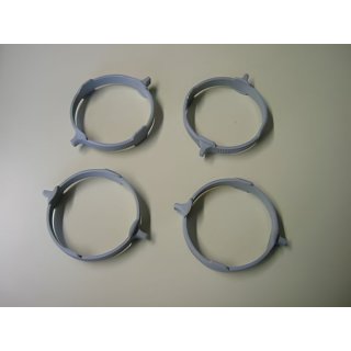 Kit (4pcs.), KEIHIN Clamps for Intake Stacks, for CR35-CR39 Rotary Slide Carburetor