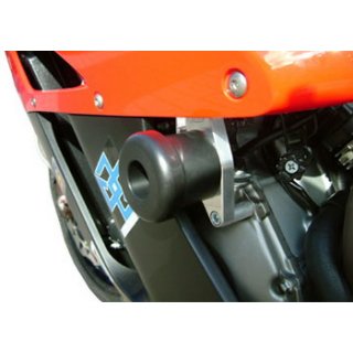 Sturzpad-Kits, schwarzer Kunststoff für CBR 600 RR