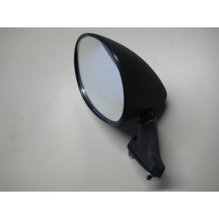 Mirror left for GSX-R 750, 1985-1987, GSX-R 1100, 1986-1988, black, oval