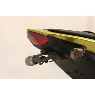 Umbaukit für Kennzeichenhalter von allen CB 1000 R `08-`17, geeignet für orig. Blinker oder Miniblinker (z.B. KELLERMANN), inkl. LED-Kennzeichenleuchte (mit ABE) und Anbauanleitung