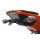 Conversion kit for license plate holder of all CBR 1000 RR 2010-2011 with AND without ABS, suitable for original indicators or mini indicators (e.g. KELLERMANN), incl. LED license plate light and mounting instructions