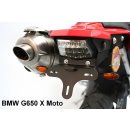 Conversion kit for license plate holder of BMW G 650 X...