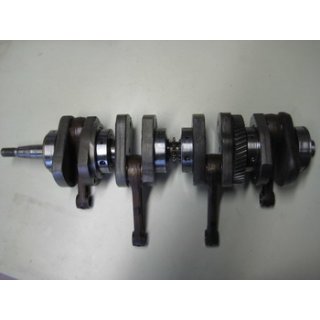 4-cylinder, roller bearing crankshaft check and fine adjustment