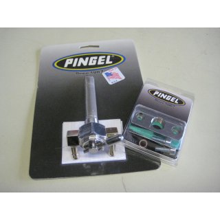 PINGEL-Racing fuel valve, 2 outputs with reserve for all SUZUKI GSF600/1200 `95-`03 with 34mm flange