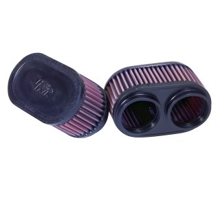 Kit, K&N  DoubleAir Filter (oval with rubber end cap) for all GSF 1200 Bandit `96-`02