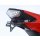 Conversion kit for license plate holder of all HONDA CBR 1000 RR/SP/SP2 from 2017, suitable for original indicators or mini indicators (e.g. KELLERMANN), incl. LED license plate light and mounting instructions