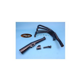MARVING-MASTER-4-1 Auspuffanlage aus schwarzverchromtem Stahl, für GPZ 550 Uni-Trak `84-`87, ohne TÜV-Gutachten!