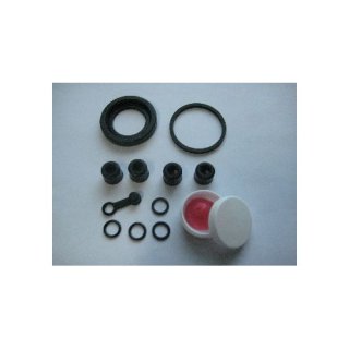 Repair kit for all 1-piston front brake calipers. Suitable for all GSX 750 E GS75X `80-`84, GSX 750 ES/EF GR72A `83-`84, GS 1000 G/GL GS100G `80-`81, GS 1100 G GU73A `82-`86. kit contains parts for two calipers!
